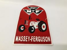 (R) LARGE MASSEY FERGUSON PLAQUE