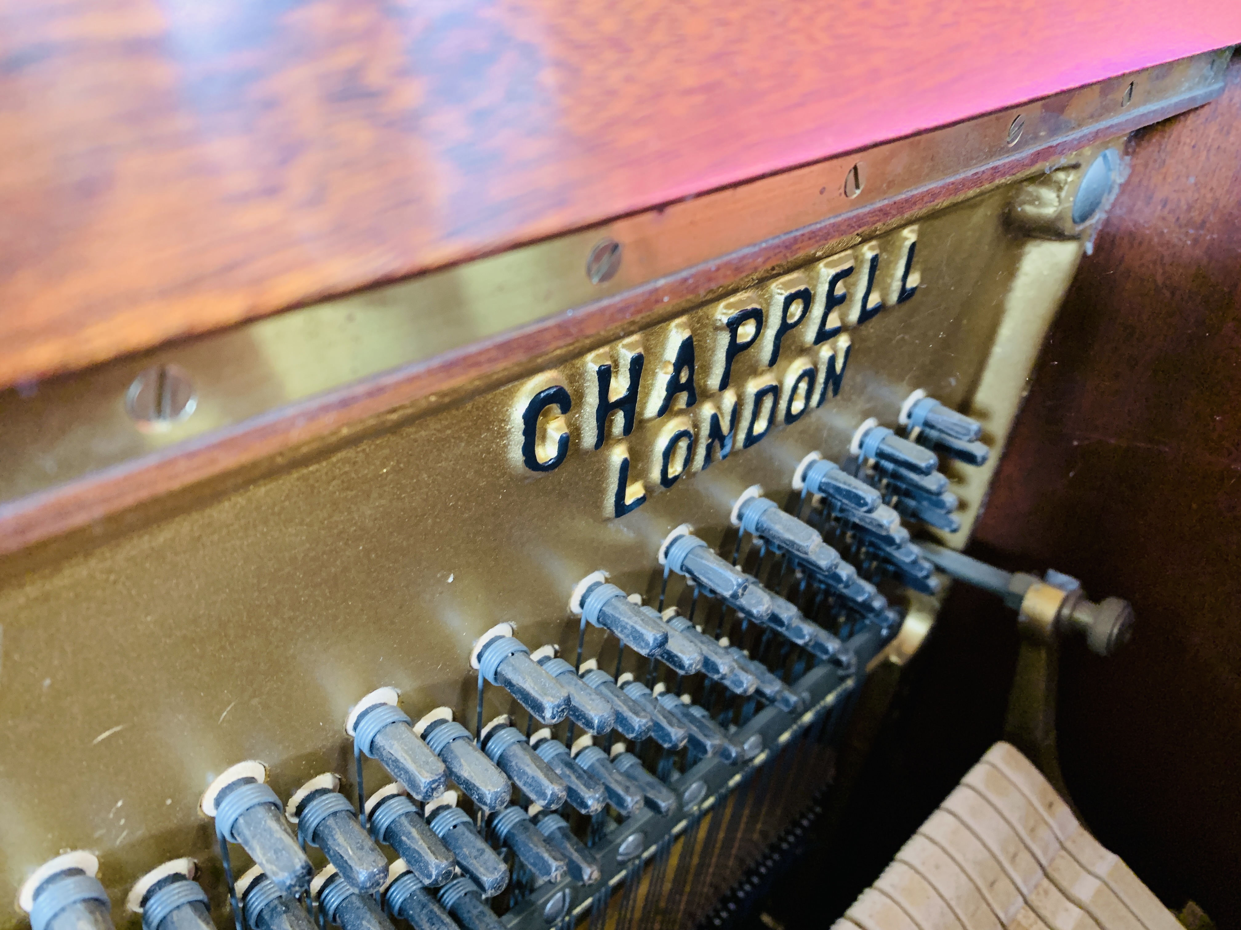 A CHAPPELL UPRIGHT OVERSTRUNG PIANO - Image 15 of 16
