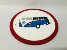 (R) VW CAMPER WALL PLAQUE