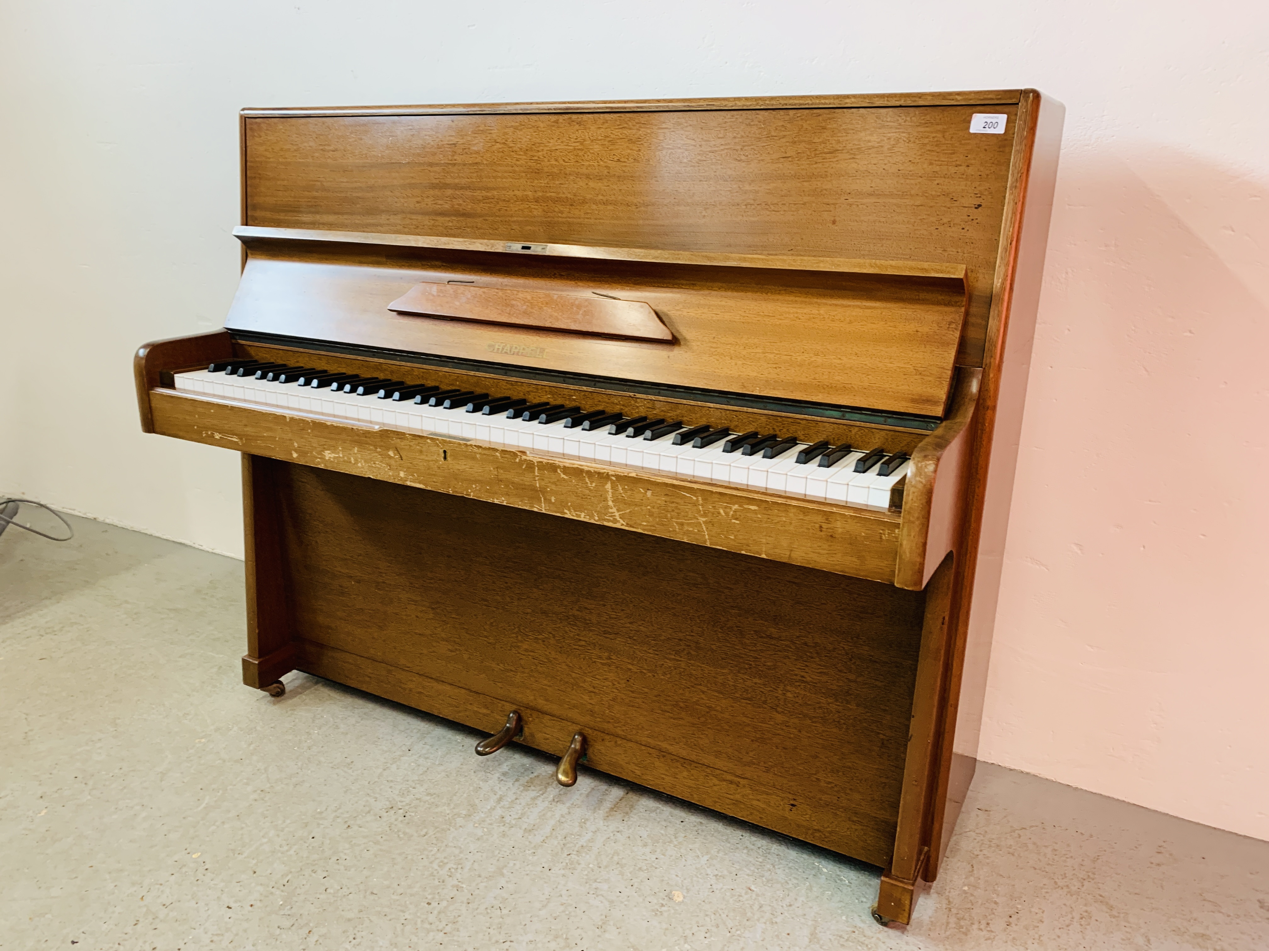 A CHAPPELL UPRIGHT OVERSTRUNG PIANO - Image 3 of 16