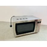 A PANASONIC STAINLESS STEEL INVERTER MICROWAVE OVEN - SOLD AS SEEN