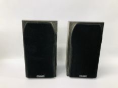 A PAIR OF HEYBROOK POINT FIVE LOUDSPEAKERS + PAIR OF MISSION LOUDSPEAKERS - SOLD AS SEEN