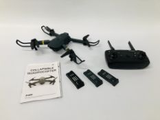 A COLLAPSIBLE QUADROCOPTER MOTION DRONE