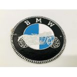 (R) ALUMINIUM BMW M/C PLAQUE