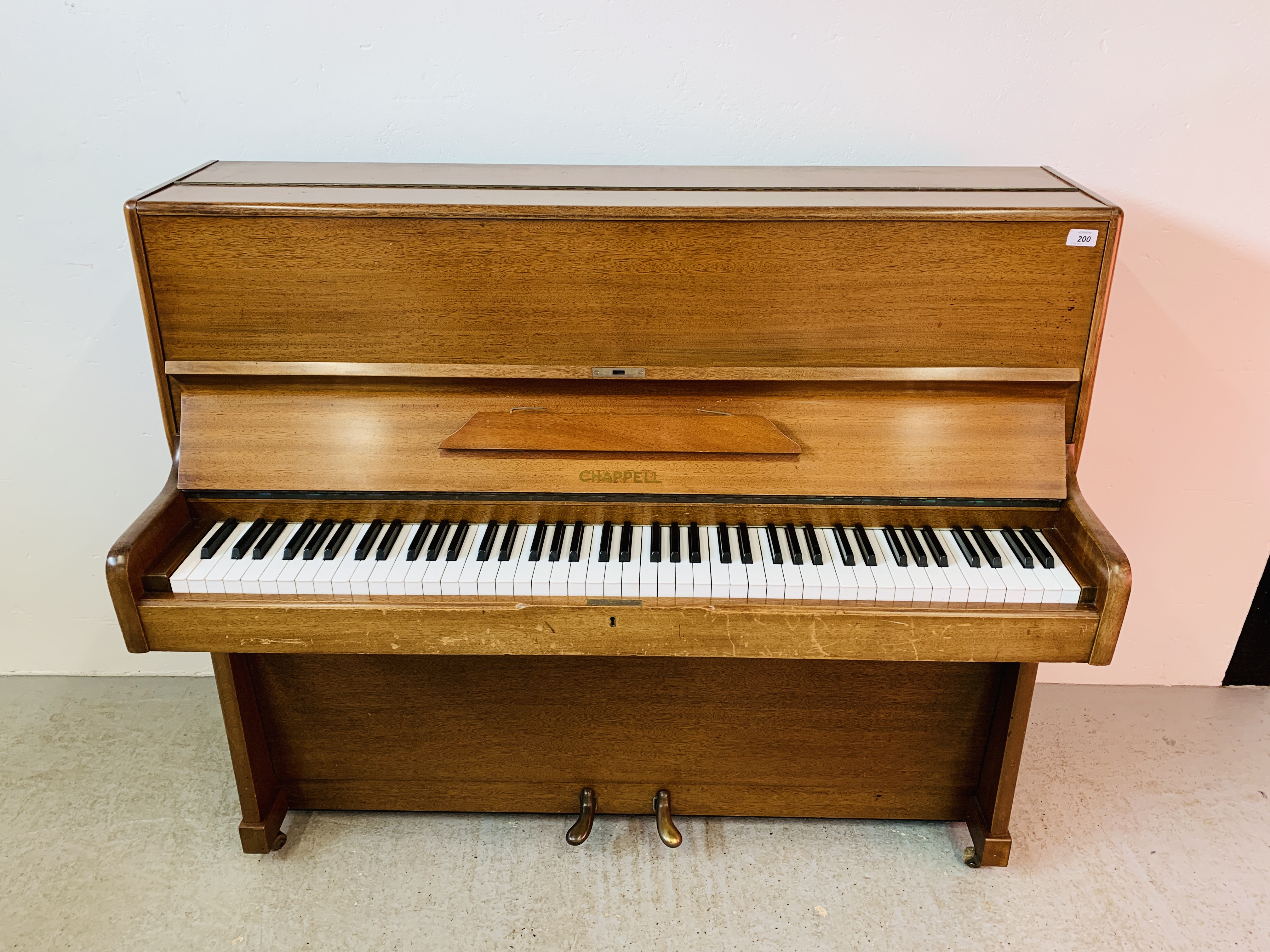 A CHAPPELL UPRIGHT OVERSTRUNG PIANO - Image 2 of 16