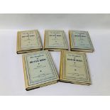 A SET OF FIVE VOLUMES THE HANDBOOK OF BRITISH BIRDS WITHERBY VOLUMES 1-5 SEVENTH IMPRESSION + A