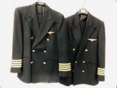 2 X AVIATION PILOTS JACKET AND TROUSERS