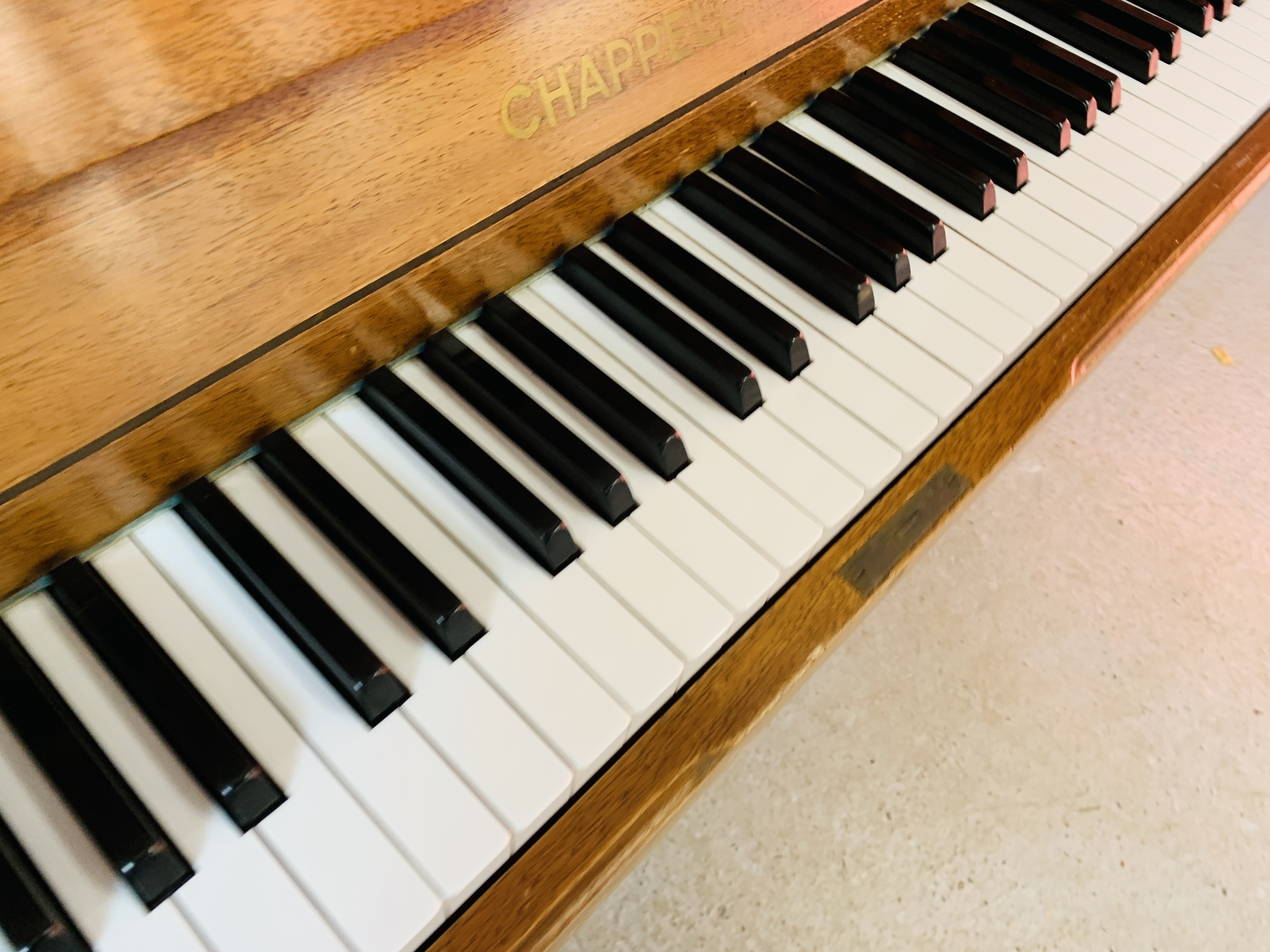 A CHAPPELL UPRIGHT OVERSTRUNG PIANO - Image 12 of 16