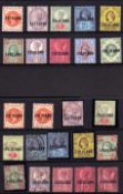 ZULULAND: 1888-93 OG AND USED SELECTION, OG VALUES TO 1/-,