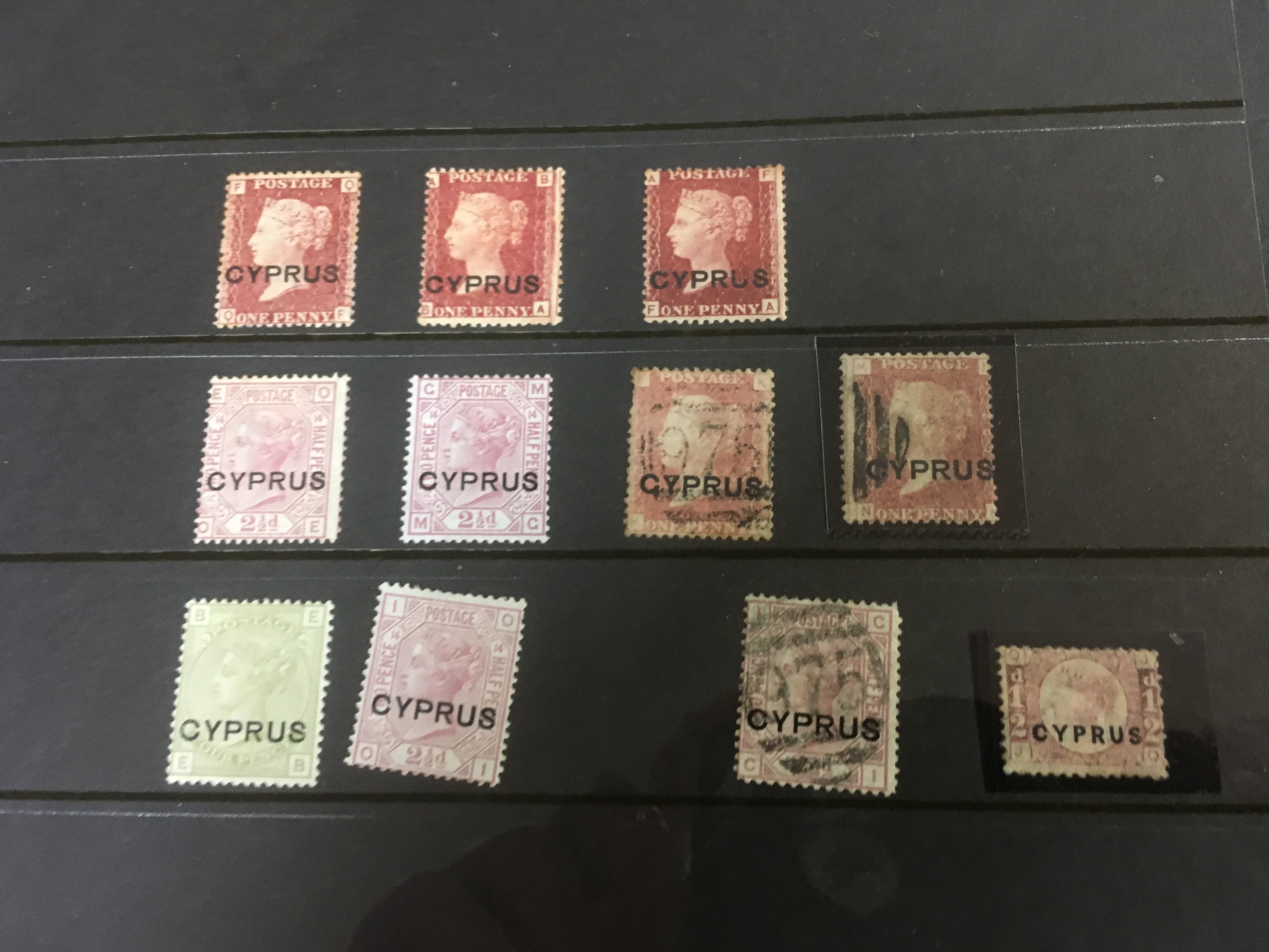 FILE BOX WITH GB OVERPRINTS ON STOCKCARDS, BECHUANALAND, CYPRUS, IRELAND WITH SEAHORSES TO 10/- OG, - Image 2 of 4