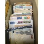 BOX OF ALL WORLD COVERS AND CARDS, INDIA, SOUTH AFRICA, ARGENTINA, GERMANY POSTAL STATIONERY,