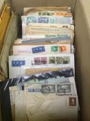 BOX OF ALL WORLD COVERS AND CARDS, INDIA, SOUTH AFRICA, ARGENTINA, GERMANY POSTAL STATIONERY,