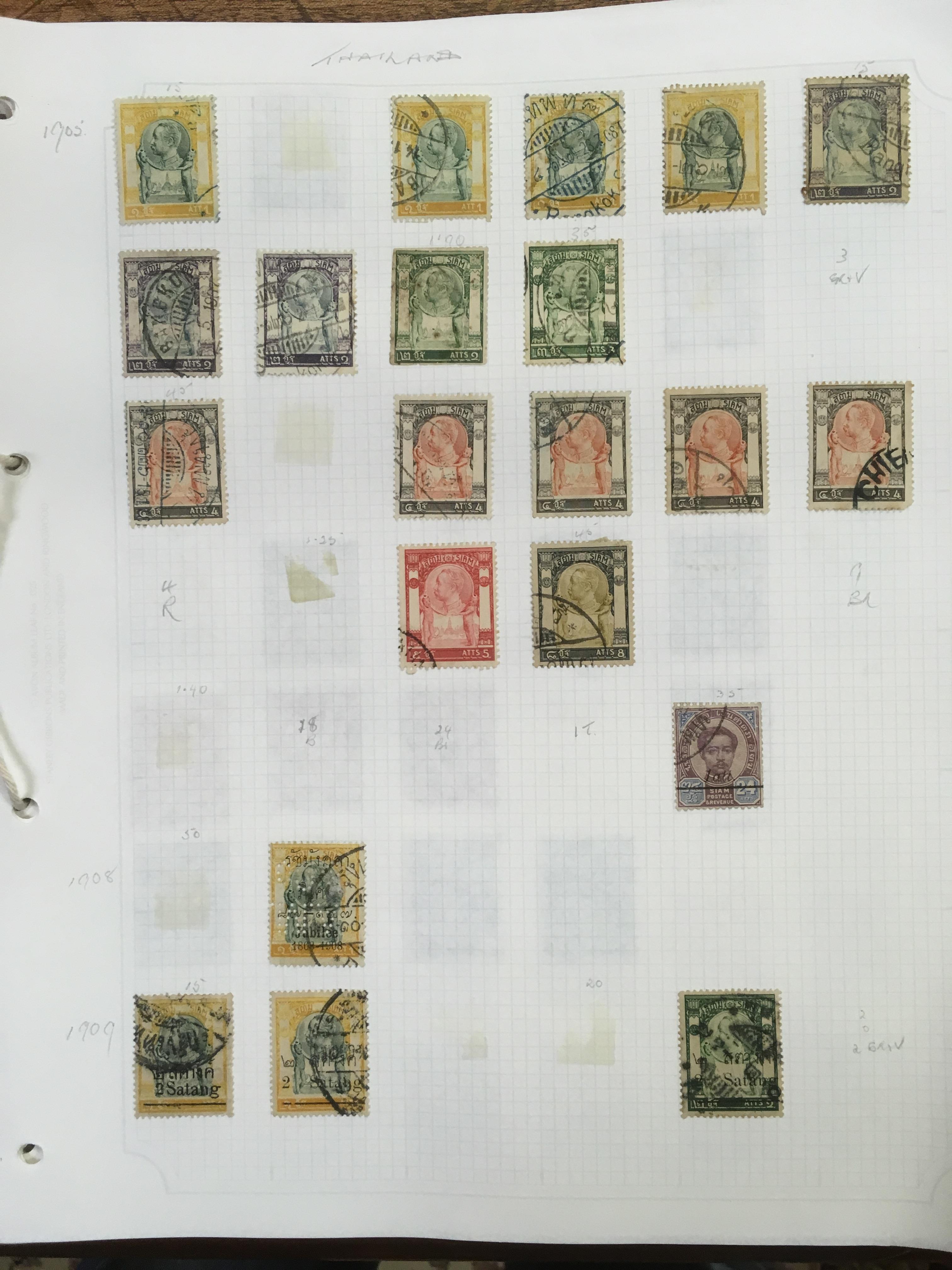 FILE BOX ASIA WITH THAILAND, MACAU, PERSIA, NEPAL, ETC. - Image 4 of 4