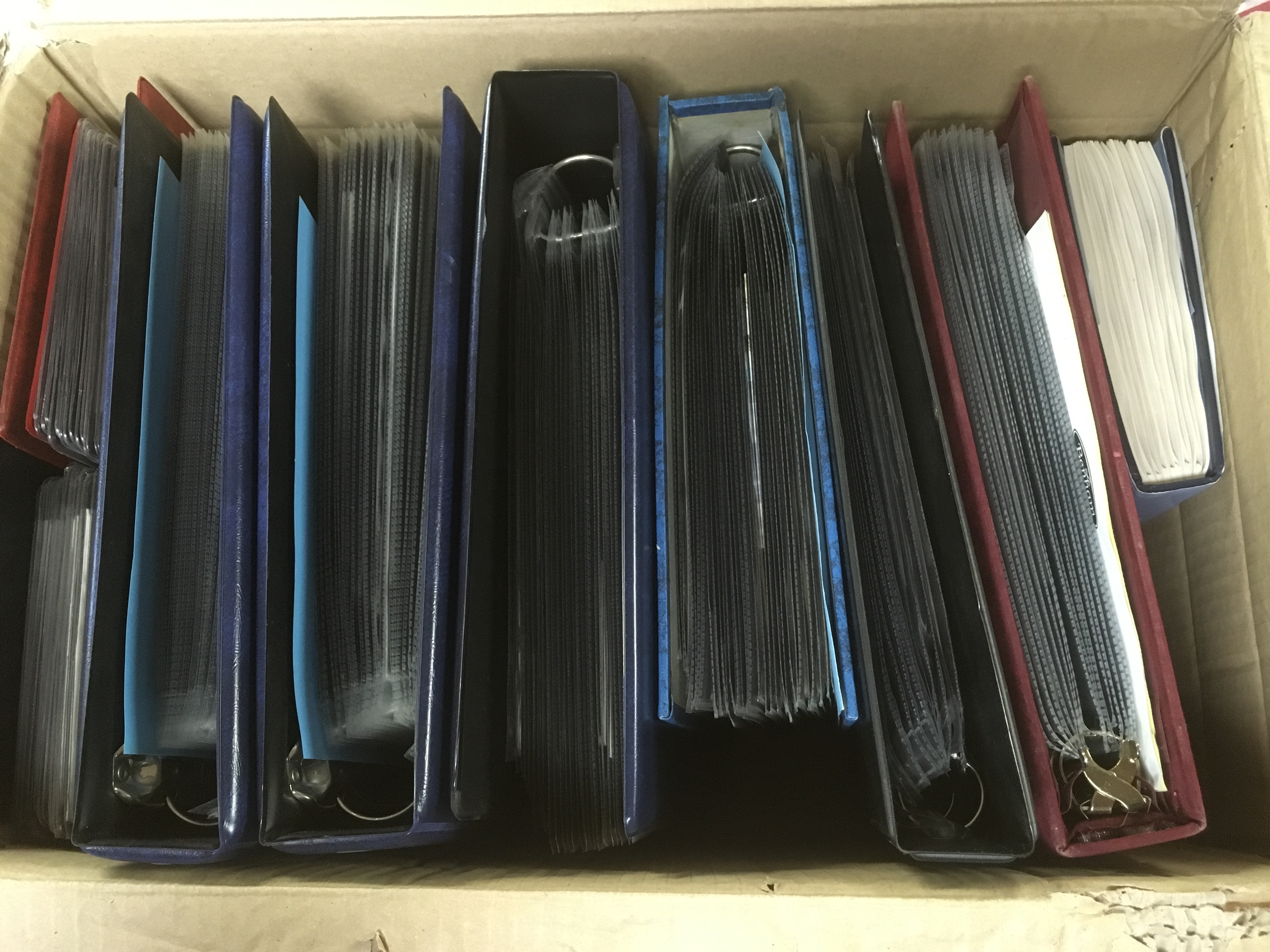 GB: LARGE BOX WITH RAF AND OTHER COVERS IN NINE VOLUMES,