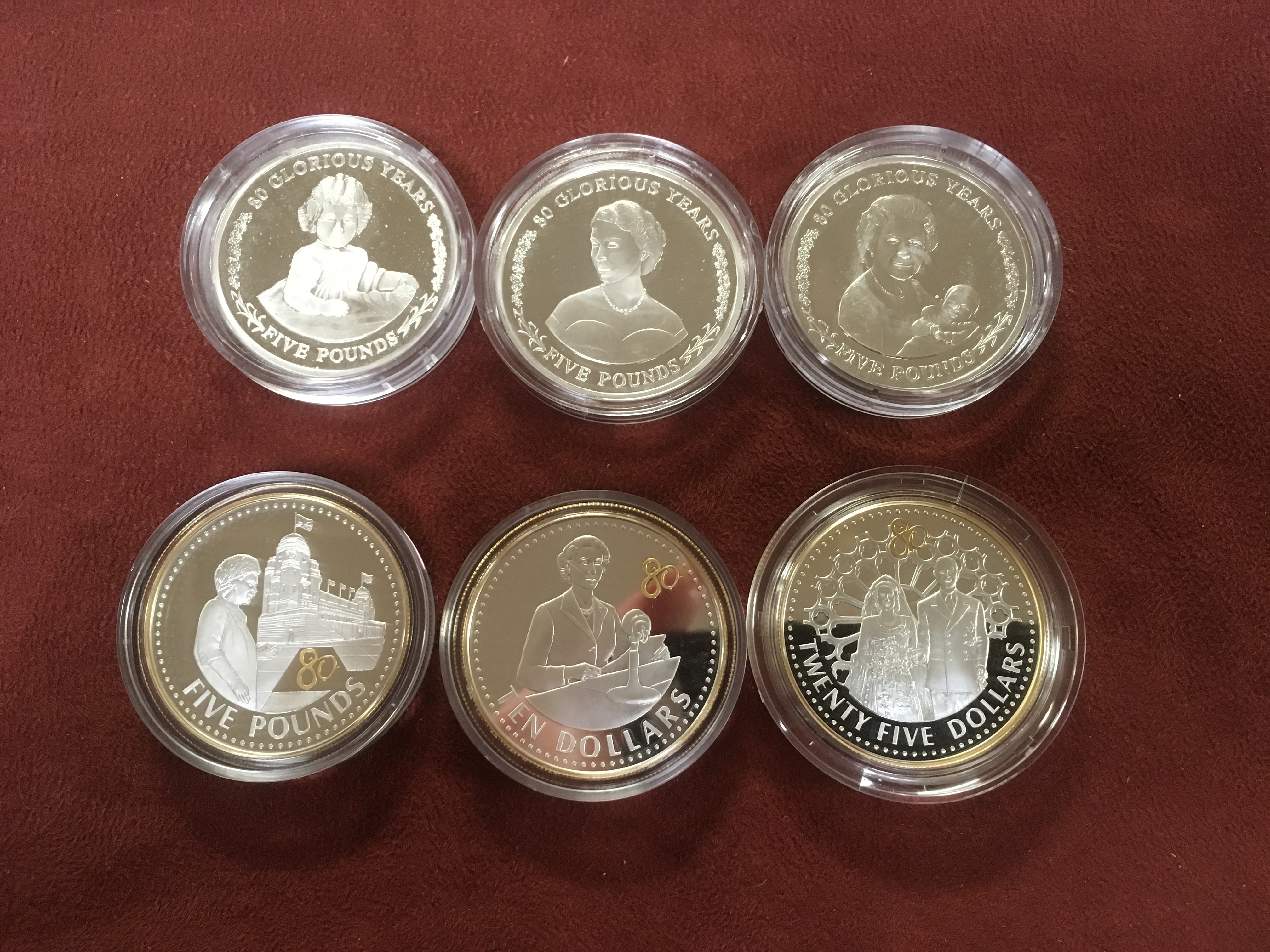 2006 ROYALTY SILVER PROOF COINS FROM JERSEY, GIBRALTAR, SOLOMONS ETC, ALL IN CAPSULES, - Image 2 of 3