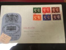 GB: BINDER OF BETTER FIRST DAY COVERS, 1940-96, OFFICIAL COVERS, SEVERAL SIGNED INCLUDING 1980 N.C.