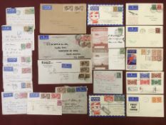 GB: 1911-39 AIRMAIL COVERS AND CARDS TO INCLUDE 1911 LONDON TO WINDSOR CARDS (2),