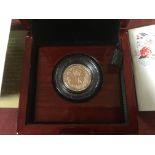 GOLD COINS: GB 2021 CHRISTMAS SIX PENCE 22 CARAT GOLD PROOF IN BOX WITH CERTIFICATE