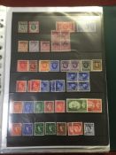 MOROCCO AGENCIES: BINDER WITH A MINT AND USED COLLECTION, HIGH VALUES, CONTROL AND OTHER BLOCKS,