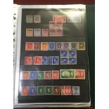 MOROCCO AGENCIES: BINDER WITH A MINT AND USED COLLECTION, HIGH VALUES, CONTROL AND OTHER BLOCKS,