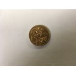 GOLD COINS: SOVEREIGN,