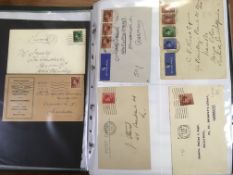 GB: BINDER WITH EDWARD 8th AND GEORGE 6th COLLECTION, MINT, USED, COVERS AND CARDS, CONTROLS,