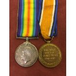 J.H. ILLINGWORTH RADCLIFFE ARCHIVE: WWI BWM AND VICTORY MEDALS, NAMED TO Z. LIEUT. J.H.