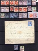 NIGER COAST: 1882-94 UNUSED AND USED SELECTION, VALUES TO 5d (5),