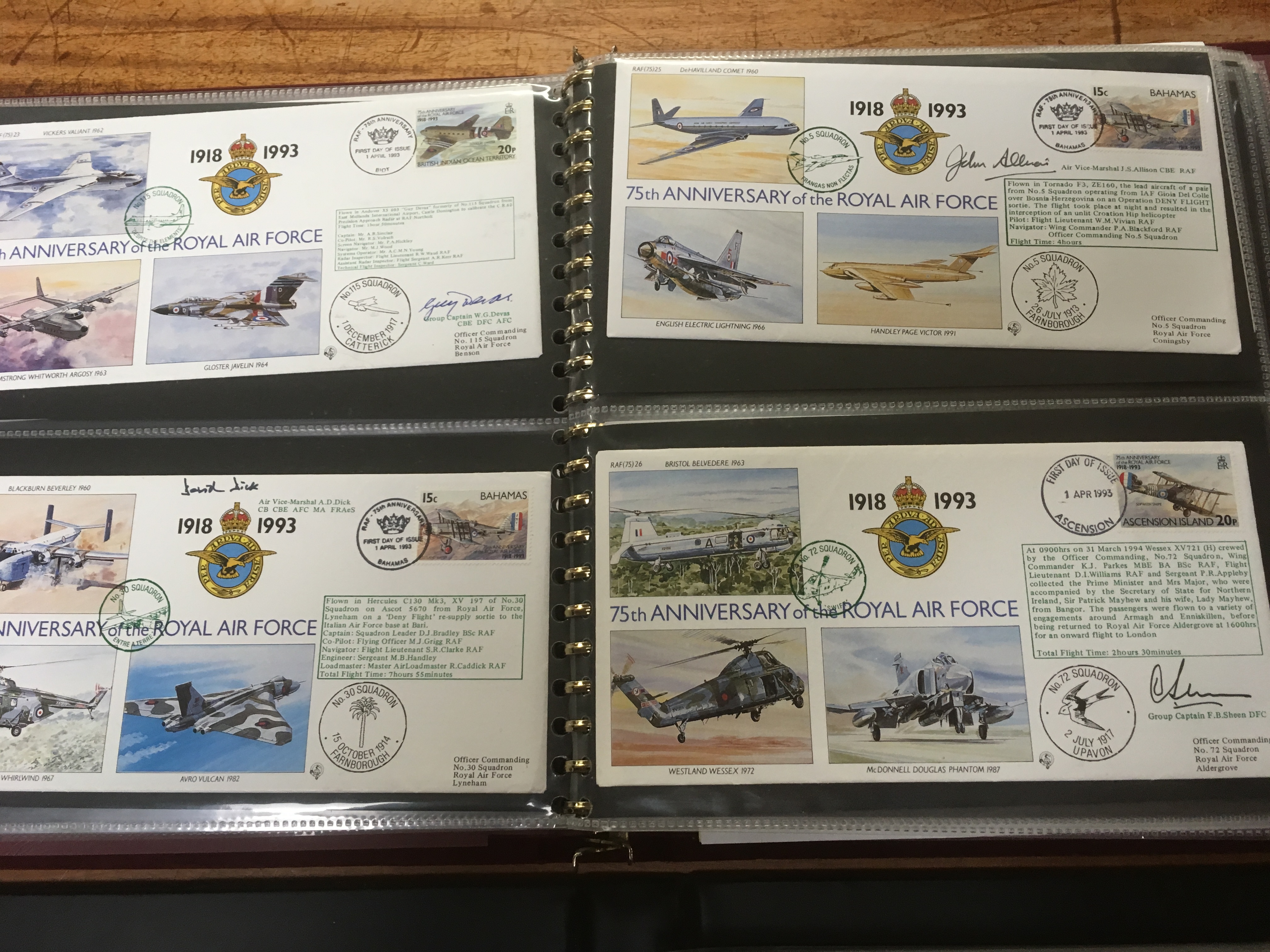 GB: LARGE BOX WITH RAF AND OTHER COVERS IN NINE VOLUMES, - Image 2 of 5