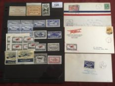 CANADA: SEMI OFFICIAL AIRMAILS UNUSED SELECTION (28), SOME FAULTS OR STUCK DOWN,