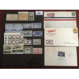 CANADA: SEMI OFFICIAL AIRMAILS UNUSED SELECTION (28), SOME FAULTS OR STUCK DOWN,