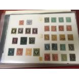 ROMANIA: BINDER WITH A COLLECTION TO ABOUT 1950 INCLUDING EARLY IMPERFS USED,