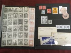 GB: FILE BOX OF LABELS, CINDERELLAS AND OTHER NON-POSTAL ITEMS, NATIONAL TELEPHONE COMPANY,