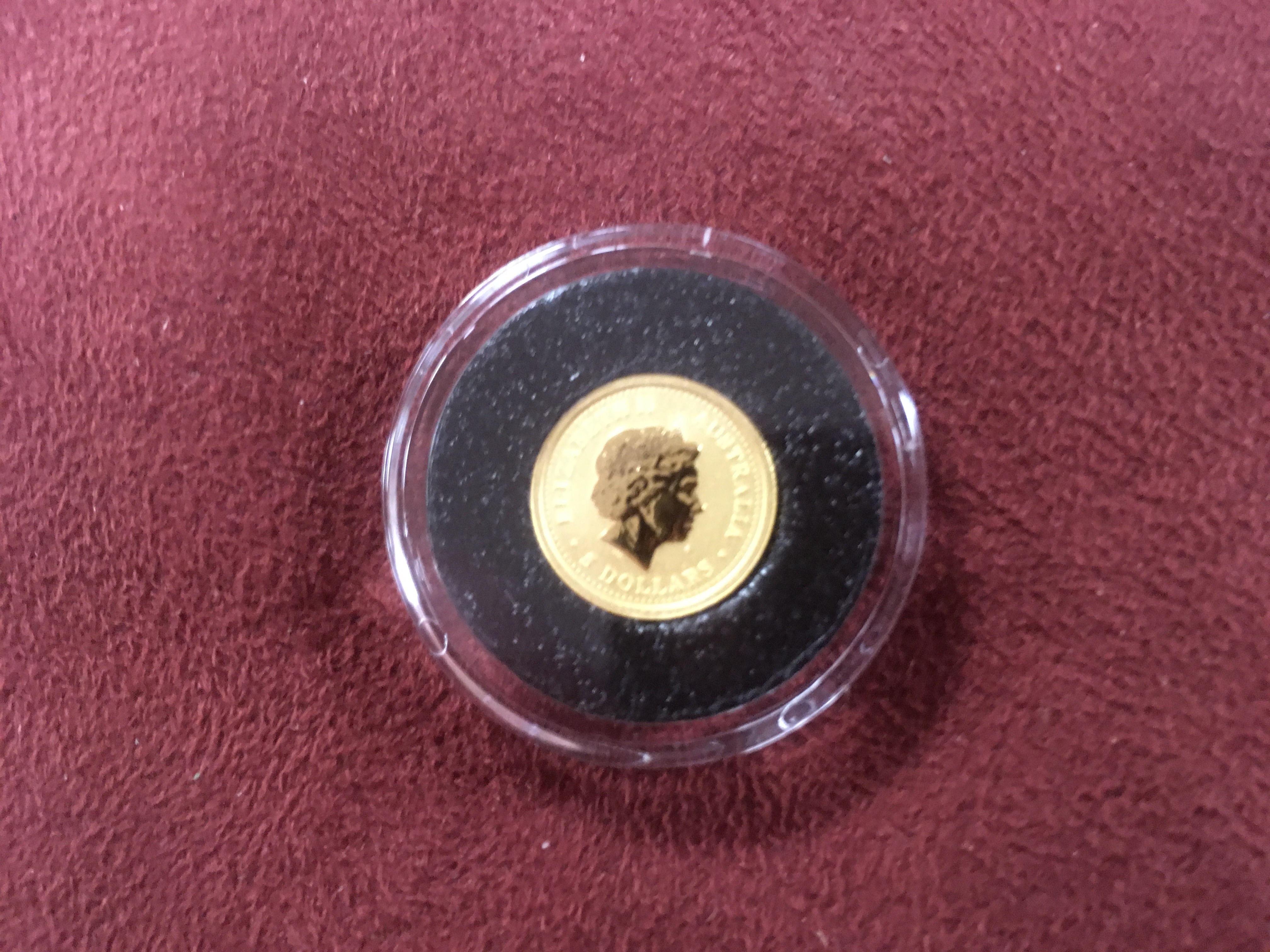 GOLD COINS: AUSTRALIA 2007 NUGGET FIVE DOLLAR 1/20oz IN PLASTIC CAPSULE WITH WESTMINSTER - Image 4 of 4
