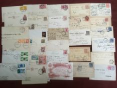 NEW ZEALAND: 1882-1971 COVERS AND CARDS WITH RAILWAY RELATED POSTMARKS, TPO, ETC.