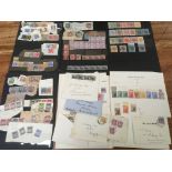 FILE BOX VARIOUS, MALAYA WITH A FEW COVERS AND PIECES,