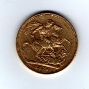 GOLD COINS: SOVEREIGN,