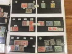 AUSTRALIA: EX DEALER'S STOCK OF SETS AND SINGLES ON PAGES,