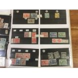 AUSTRALIA: EX DEALER'S STOCK OF SETS AND SINGLES ON PAGES,