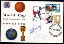 GB:1966 WORLD CUP FIRST DAY COVER CANCELLED WEMBLEY H/S,