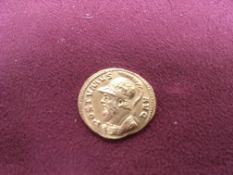 GOLD COINS: GOLD AUREUS (6.92g), APPARENTLY SOLD IN 1991 AS A BECKER COUNTERFEIT WITH CNA LOT No.