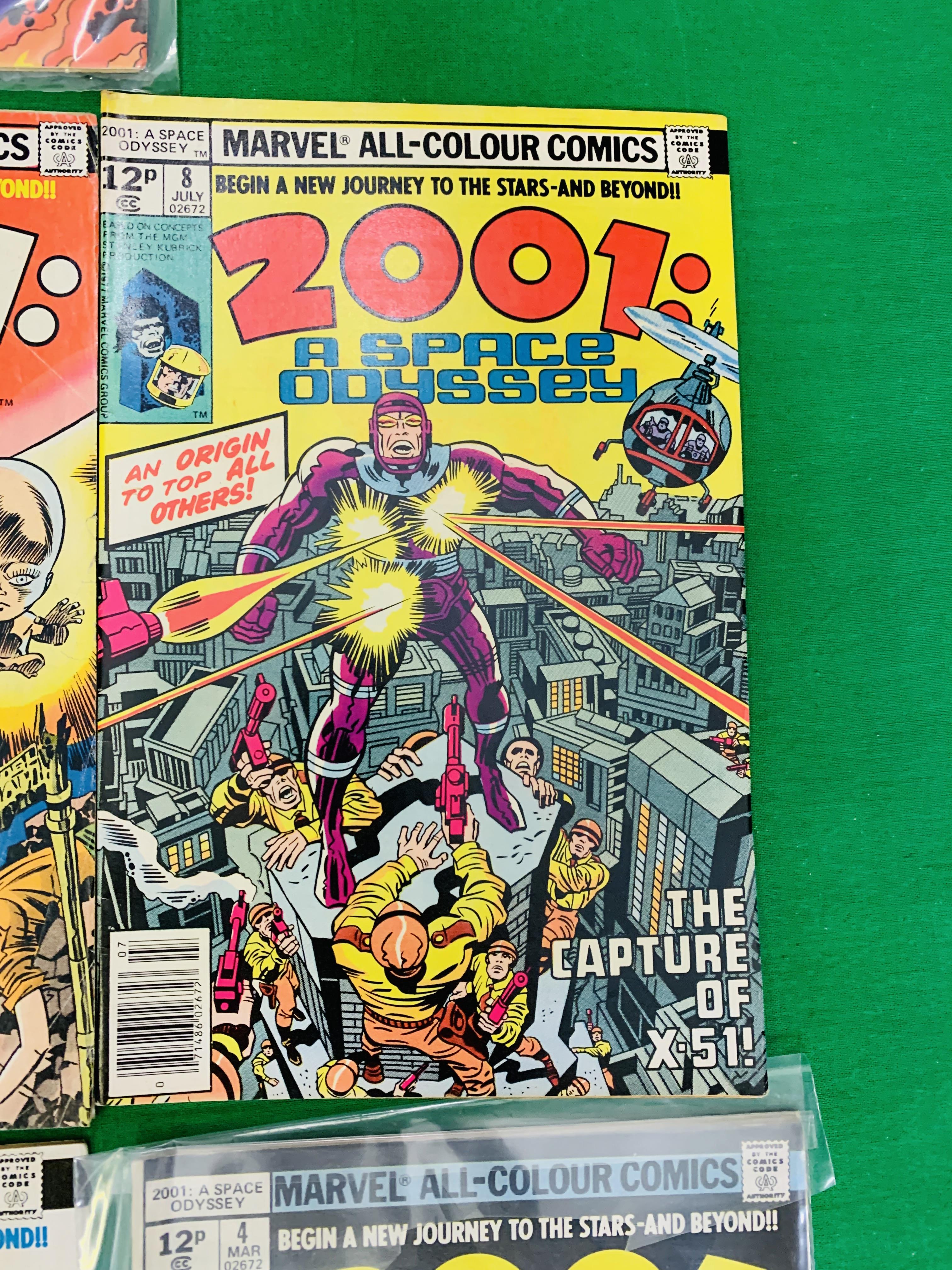 MARVEL COMICS 2001: A SPACE ODYSSEY NO. 1 - 10 FROM 1976, FIRST APPEARANCE NO. 8. MACHINE MAN X-51. - Image 9 of 11