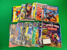 MARVEL UK COMIC SPIDERMAN COLLECTION INCLUDING THE EXPLOITS OF SPIDERMAN, NO.