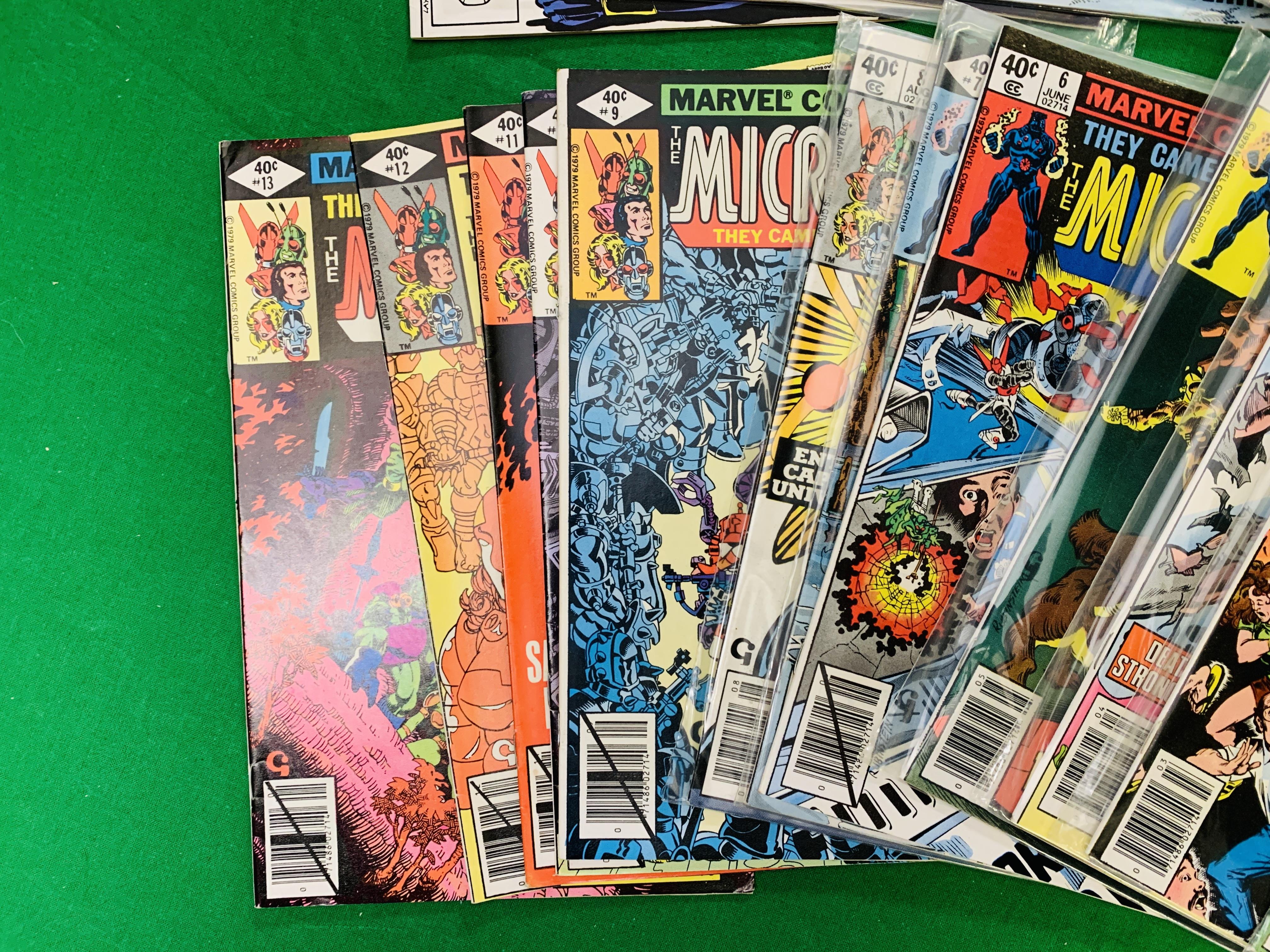 MARVEL COMICS THE MICRONAUTS NO. 1 - 59 FROM 1979. NO. 18 - 19, 21, 37, 53, 57 HAVE RUSTY STAPLES. - Image 18 of 27