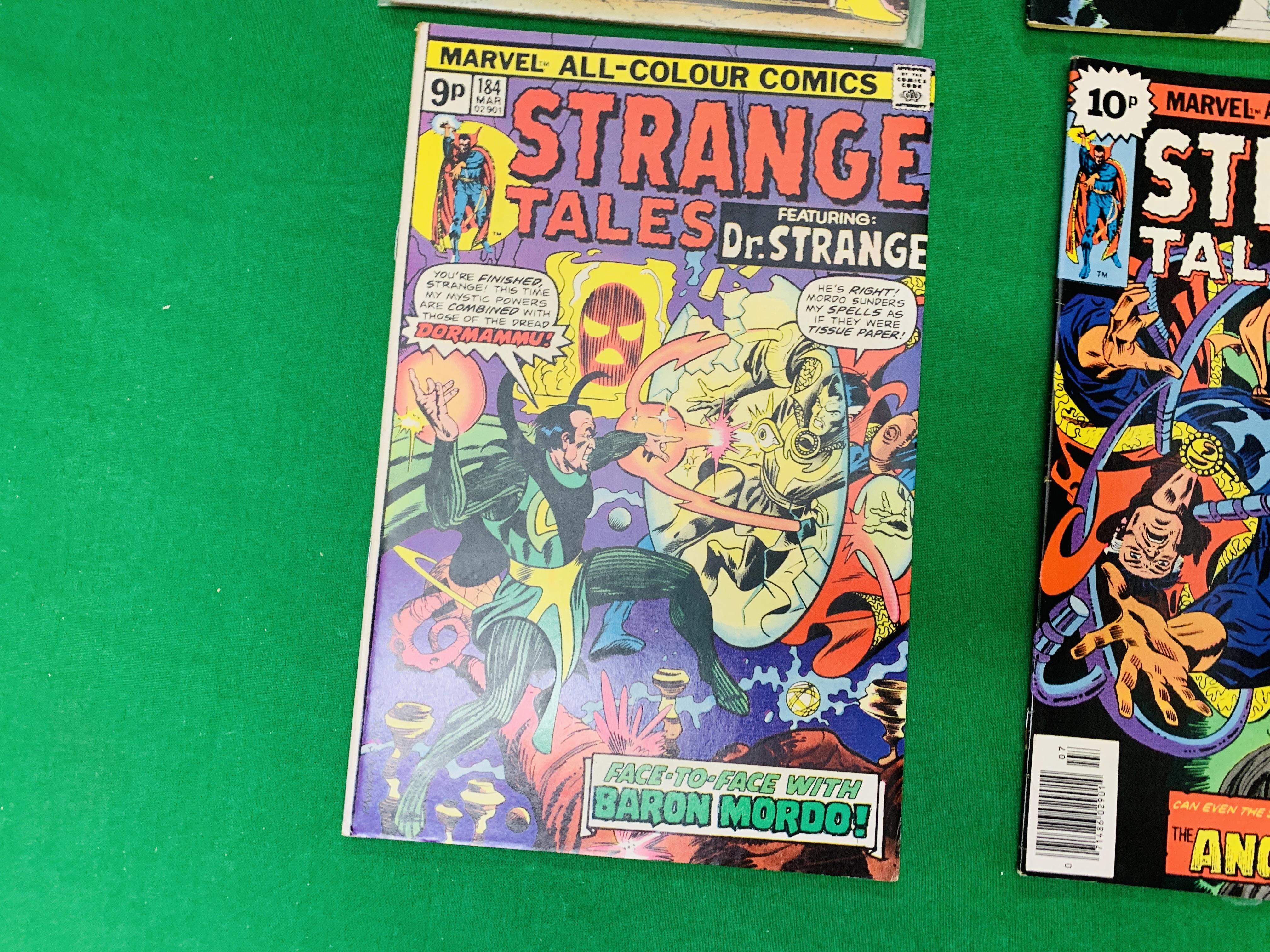 MARVEL STRANGE TALES, NO. 174 - 181, 184, 186. FROM 1974. NO. 178 IS THE FIRST APPEARANCE OF MAGNUS. - Image 10 of 11