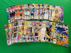 MARVEL COMICS X-FACTOR NO. 1 - 129 AND 136 FROM 1986. MISSING NO. 63 AND 77.