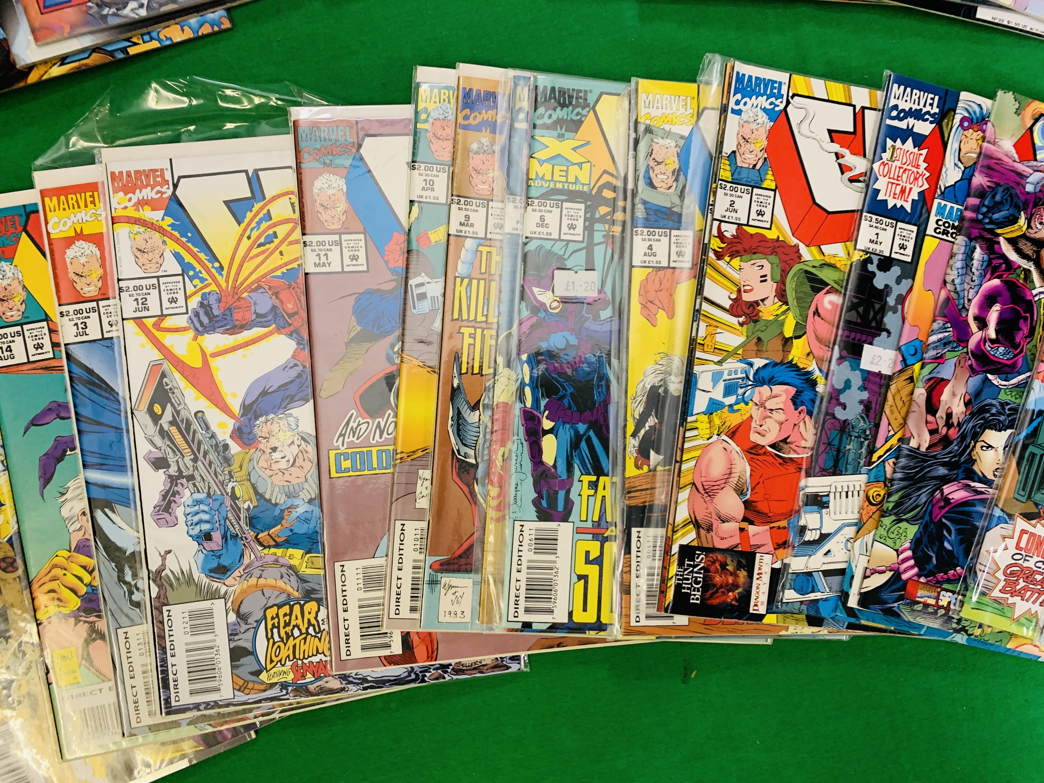 MARVEL COMICS CABLE NO. 1 - 40 FROM 1993. MISSING NO. 25. LIMITED RUN PLUS FLASHBACK. NO. - Image 4 of 7
