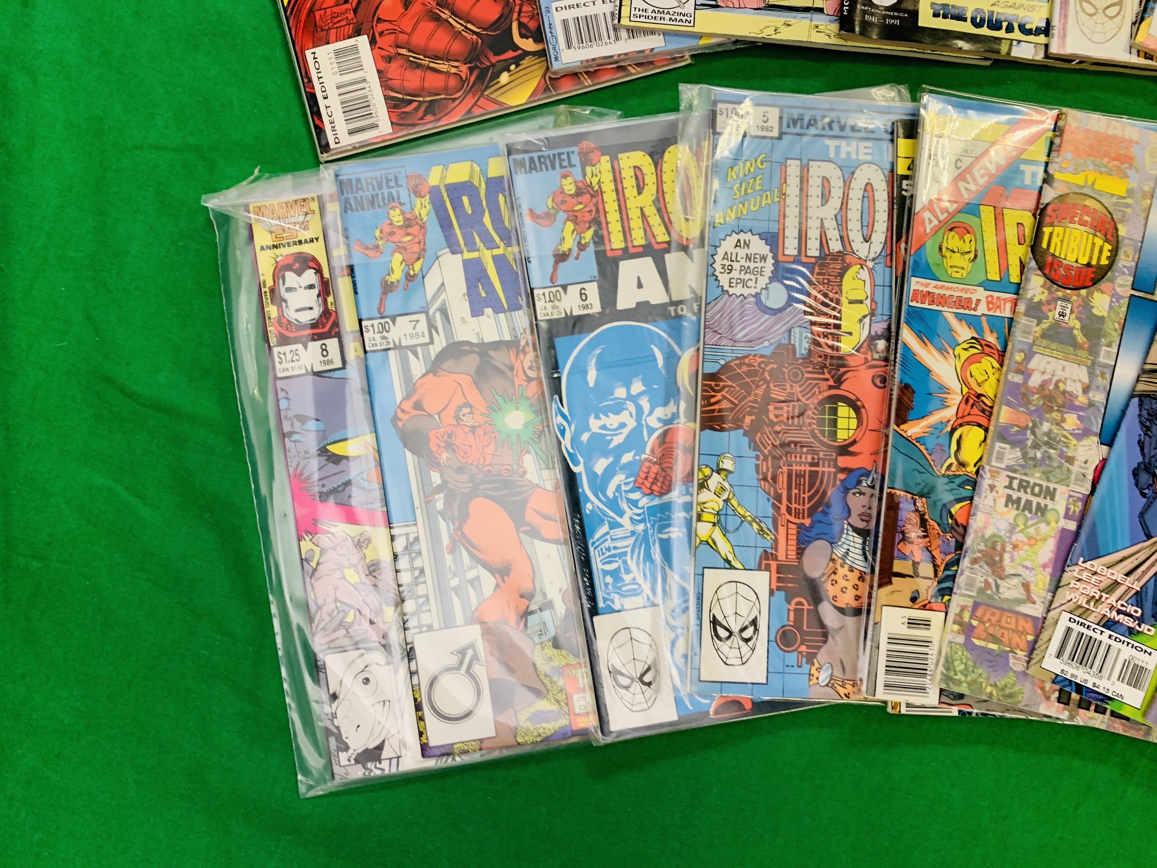 MARVEL COMICS IRONMAN KING SIZE ANNUALS NO. 3 - 15 FROM 1976 PLUS OTHER IRONMAN APPEARANCES. - Image 4 of 6