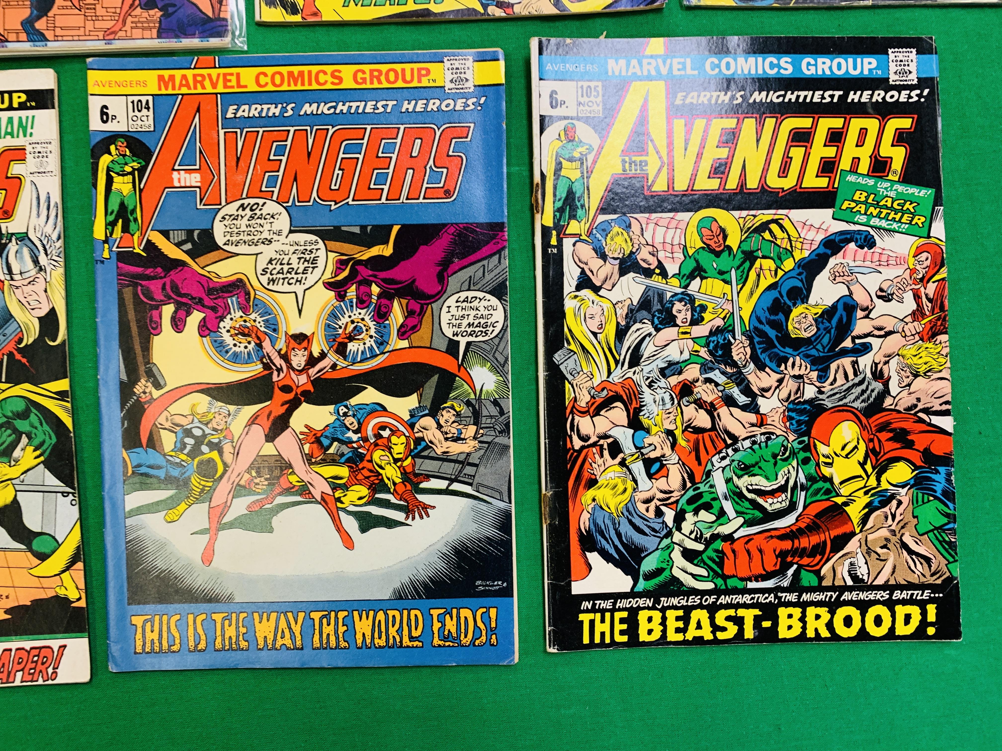 MARVEL COMICS THE AVENGERS NO. 101 - 299, MISSING ISSUES 103 AND 110. - Image 3 of 130
