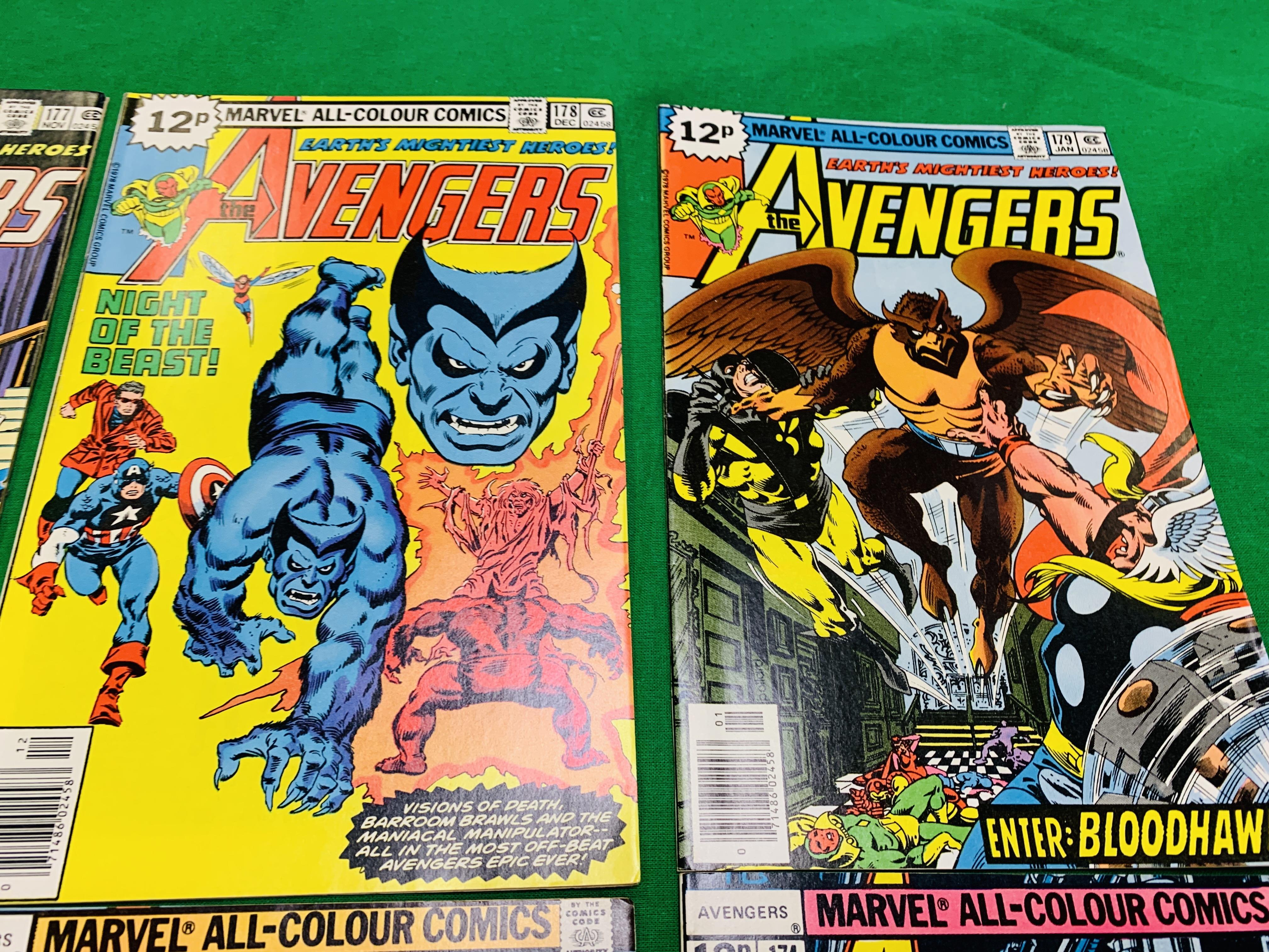 MARVEL COMICS THE AVENGERS NO. 101 - 299, MISSING ISSUES 103 AND 110. - Image 53 of 130